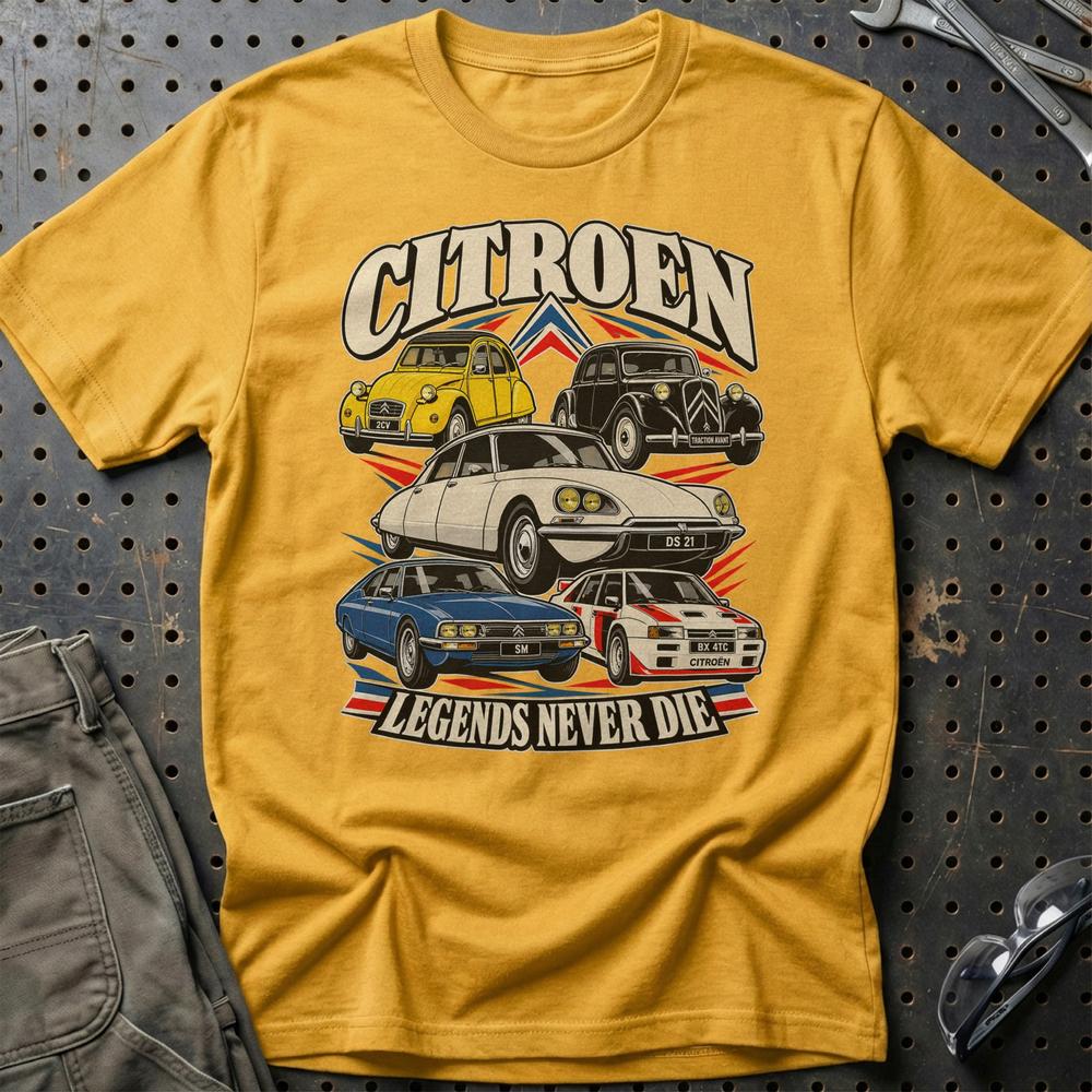 
Produktbillede af Citroën Legends Never Die T-Shirt