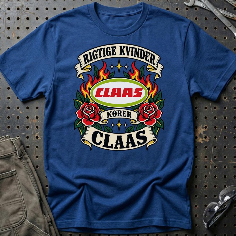 
Produktbillede af Claas Rigtige Kvinder Kører – Roser og Flammer T-Shirt