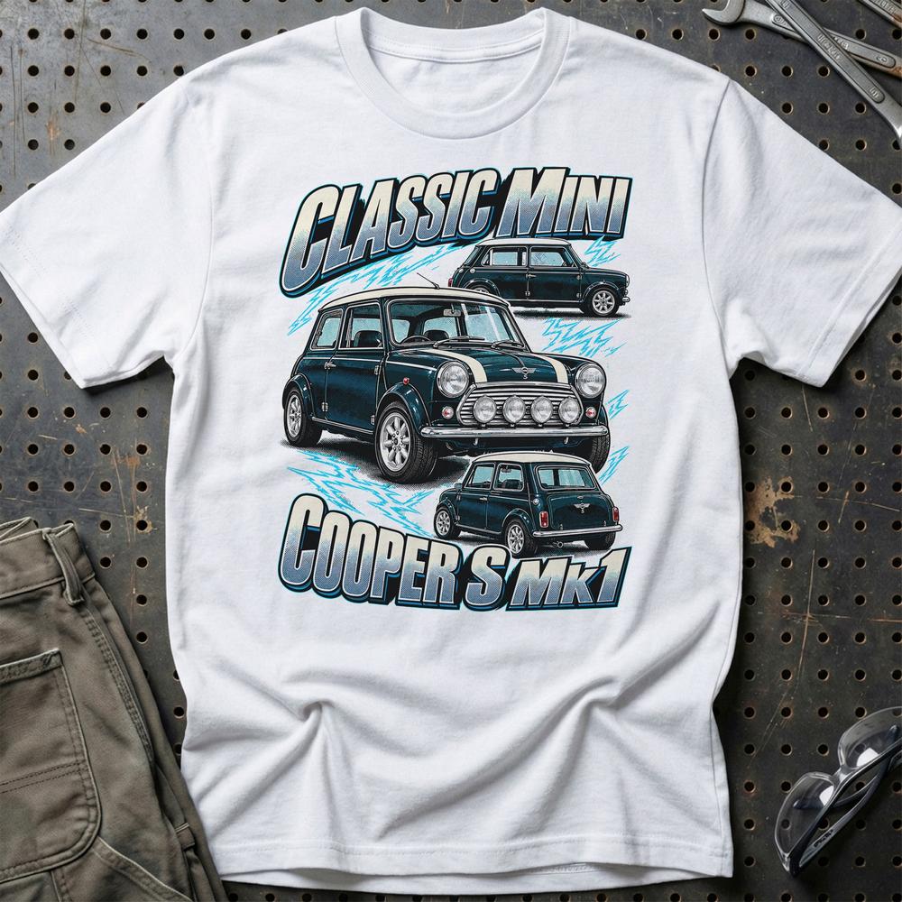
Produktbillede af Classic Mini Cooper S Mk1 T-Shirt