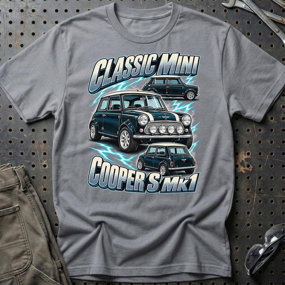 
Produktbillede af Classic Mini Cooper S Mk1 T-Shirt