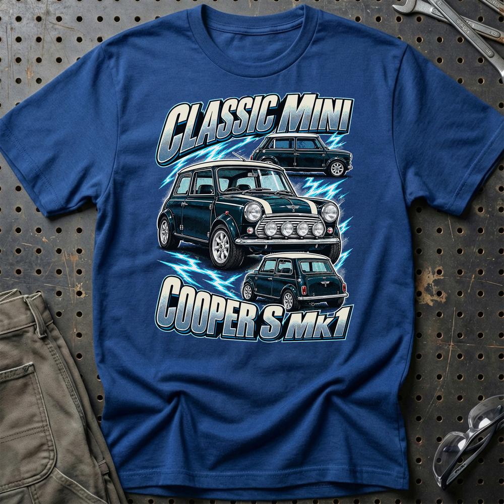 
Produktbillede af Classic Mini Cooper S Mk1 T-Shirt