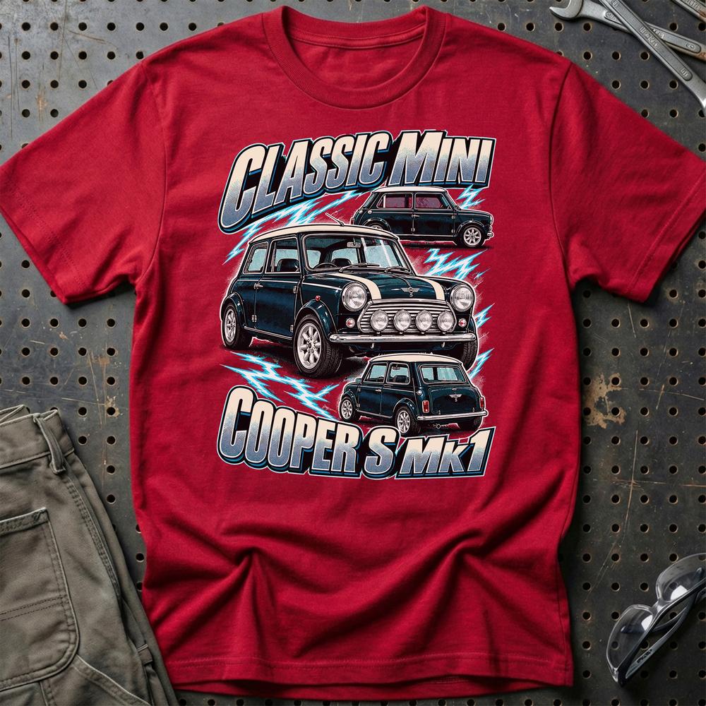 
Produktbillede af Classic Mini Cooper S Mk1 T-Shirt