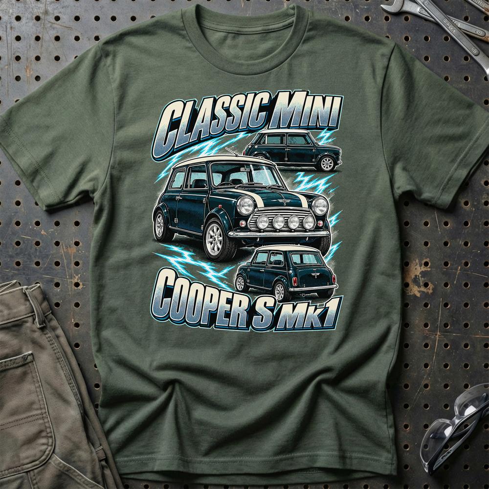 
Produktbillede af Classic Mini Cooper S Mk1 T-Shirt