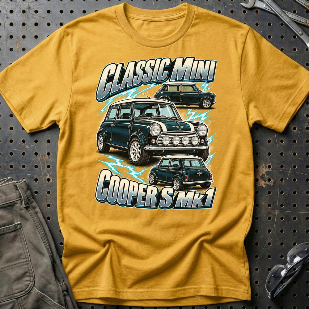 
Produktbillede af Classic Mini Cooper S Mk1 T-Shirt