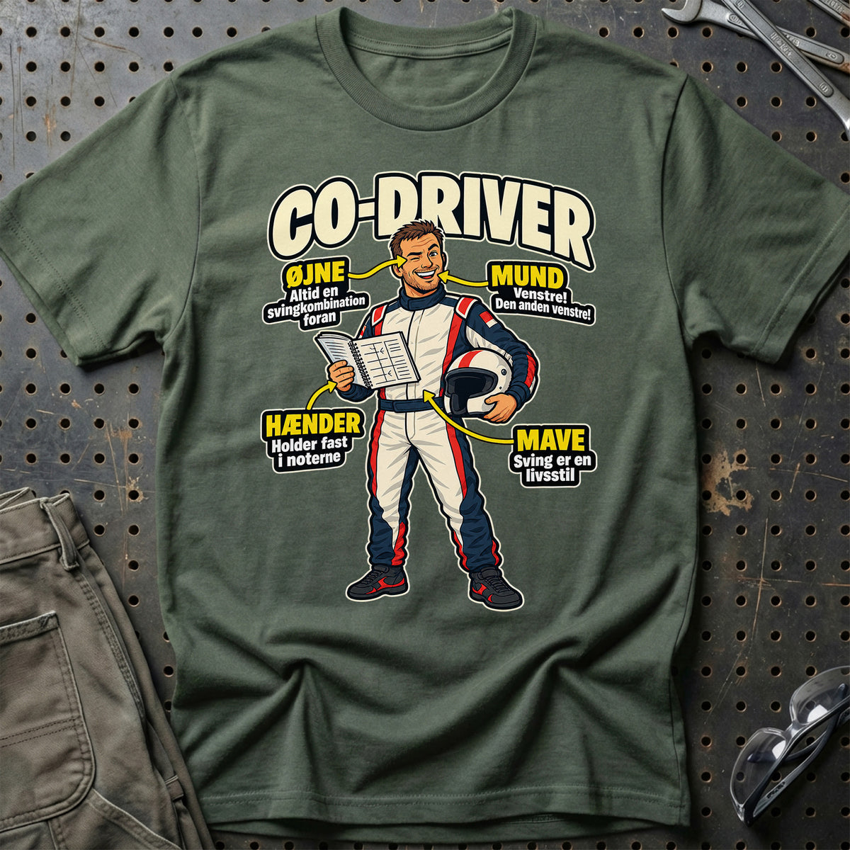 
Produktbillede af Co-driver – Anatomi T-Shirt