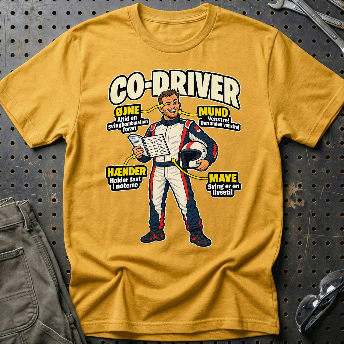 
Produktbillede af Co-driver – Anatomi T-Shirt