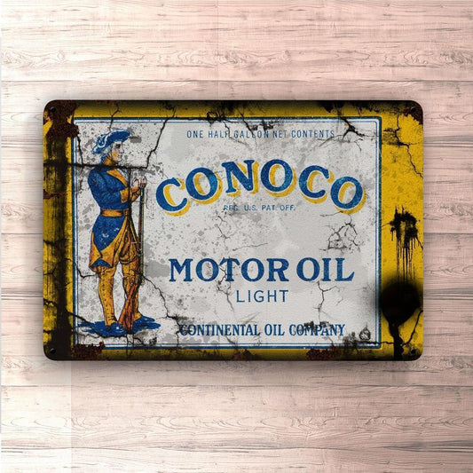 Conoco Motorolie Skilte, Musemåtte, Dørmåtte , Plakat-Skilte-Motorolie-Garage Culture Shop- garage - man cave - merchandise