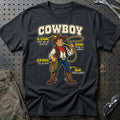 Cowboy – Anatomi T-Shirt-Beklædning-Garage Culture-Sort-S-Garage Culture Shop- garage - man cave - merchandise
