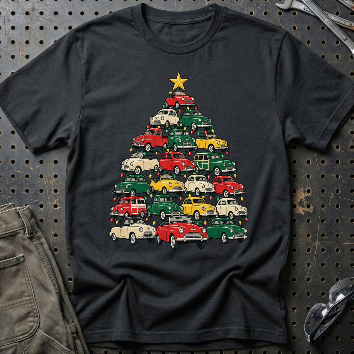 
Crosley Juletræ Christmas Tree Unisex T-Shirt – Sort – print foran