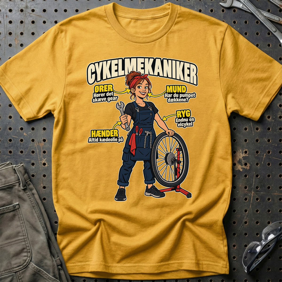 
Produktbillede af Cykelmekaniker – Anatomi T-Shirt
