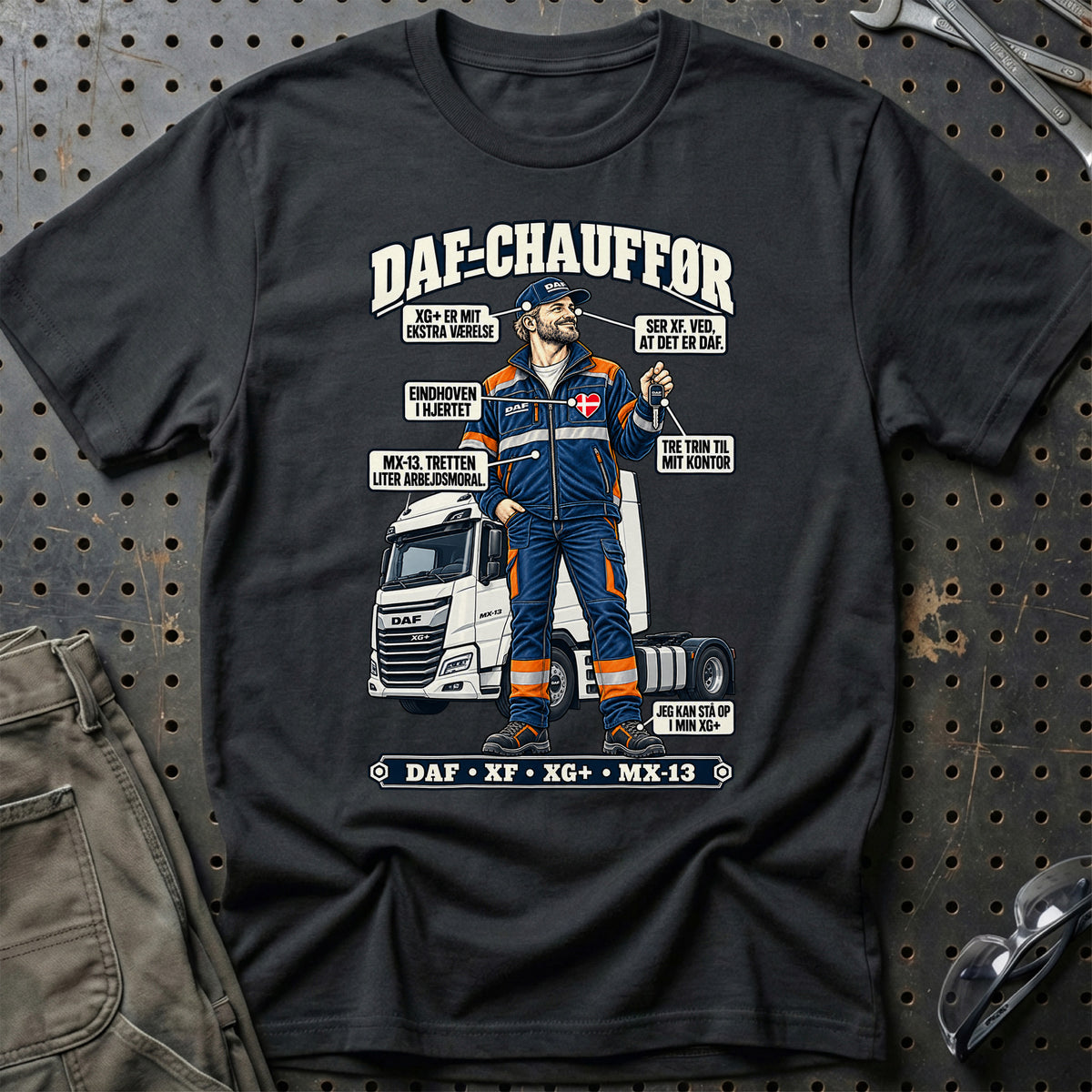 
DAF-Chauffør T-Shirt – Sort