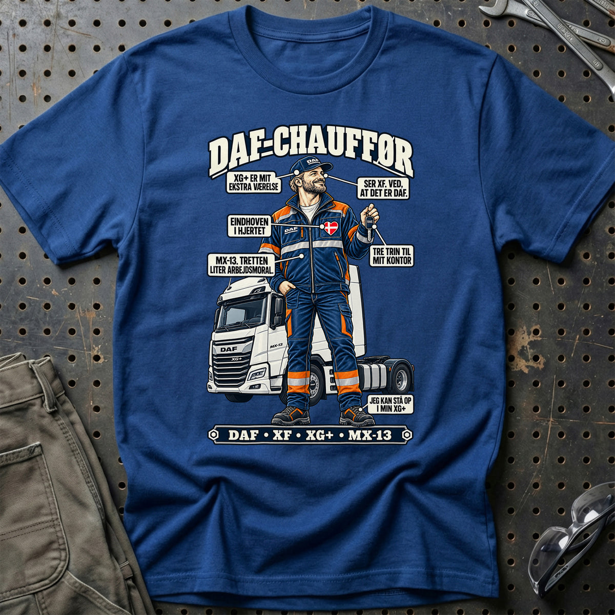 
DAF-Chauffør T-Shirt – Blå Royal