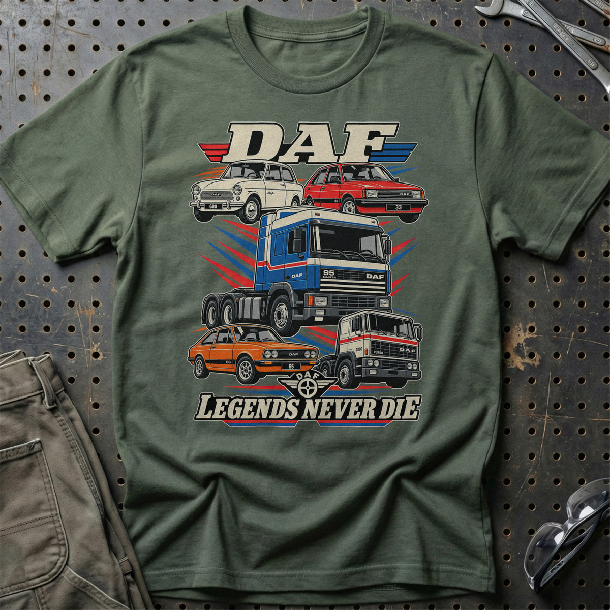 
Produktbillede af DAF Legends Never Die T-Shirt