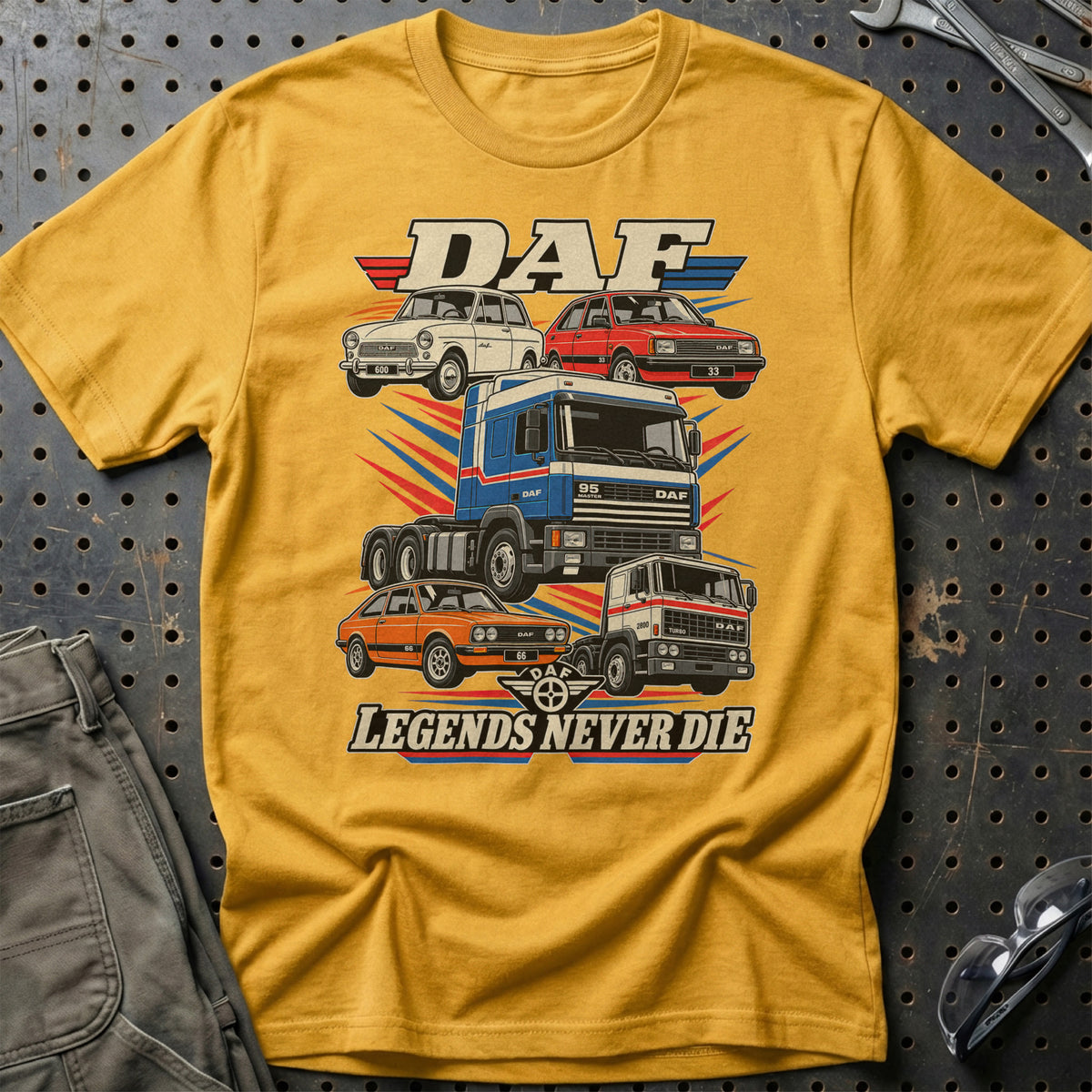 
Produktbillede af DAF Legends Never Die T-Shirt