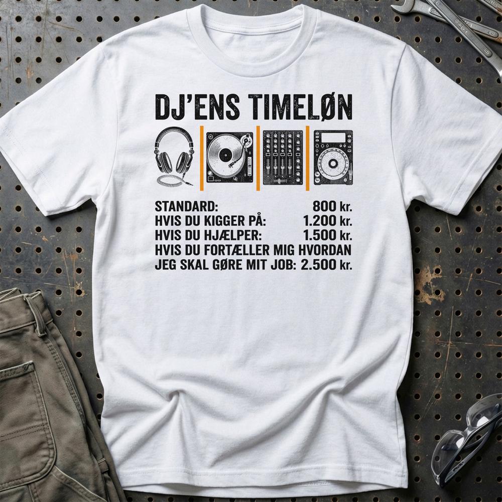 
Produktbillede af DJ’ens Timeløn T-Shirt