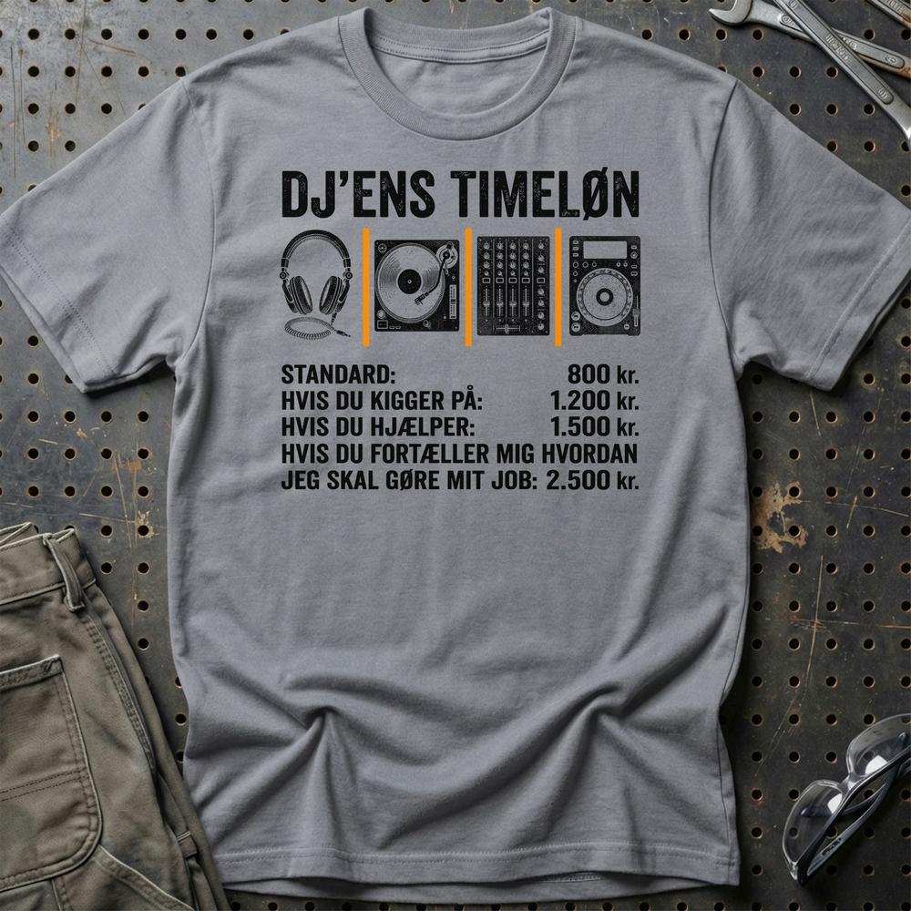 
Produktbillede af DJ’ens Timeløn T-Shirt