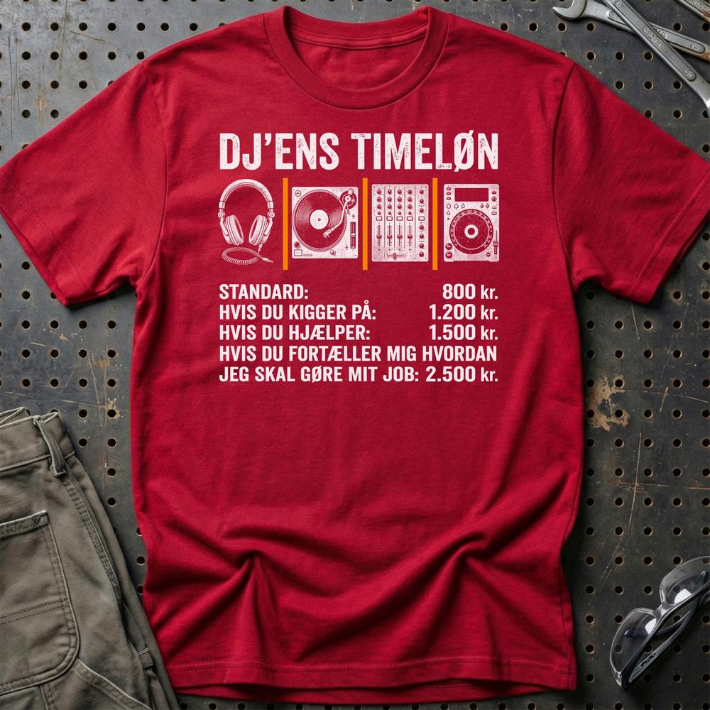 
Produktbillede af DJ’ens Timeløn T-Shirt