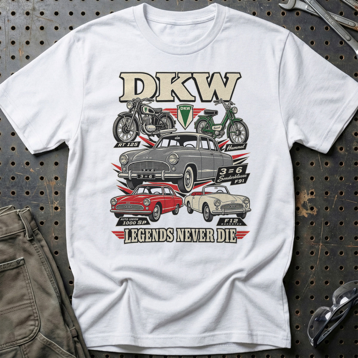 
Produktbillede af DKW Legends Never Die T-Shirt