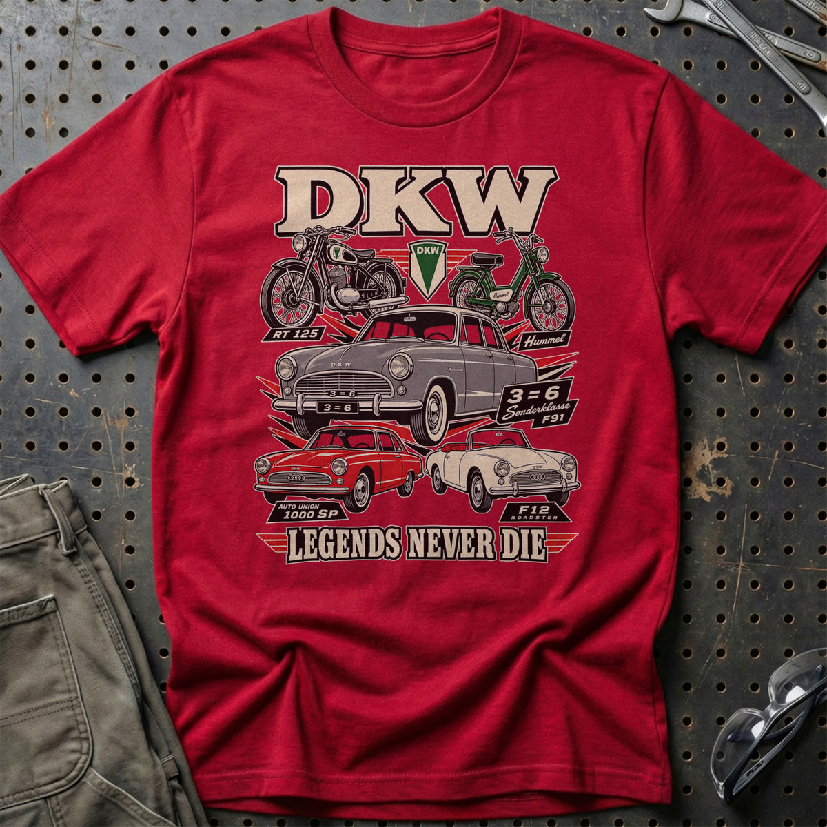 
Produktbillede af DKW Legends Never Die T-Shirt