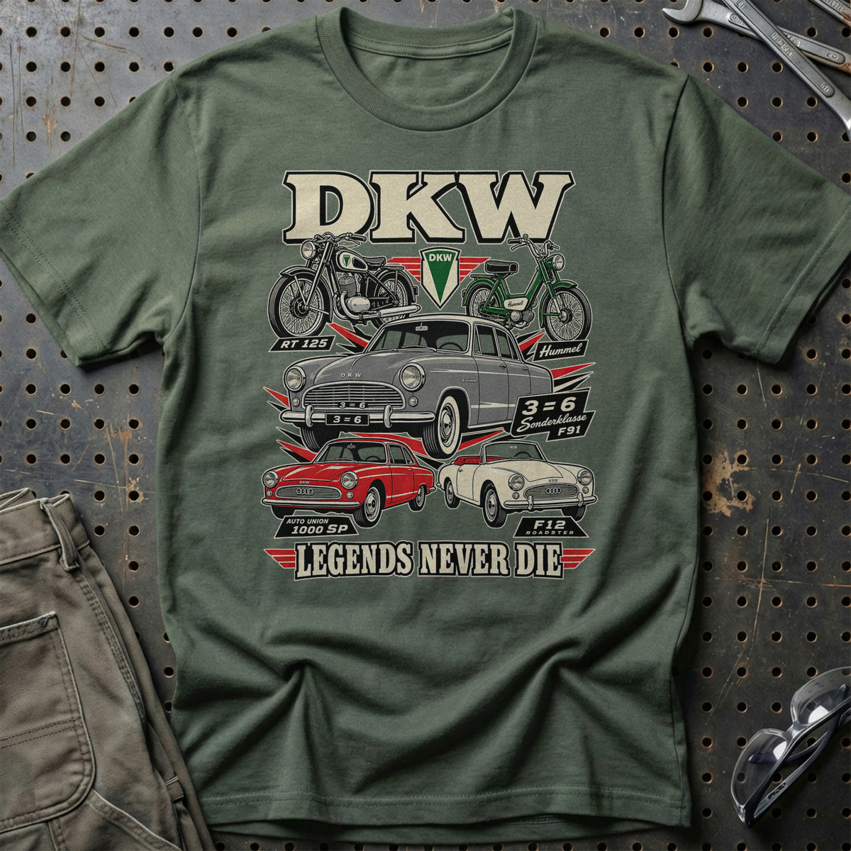 
Produktbillede af DKW Legends Never Die T-Shirt