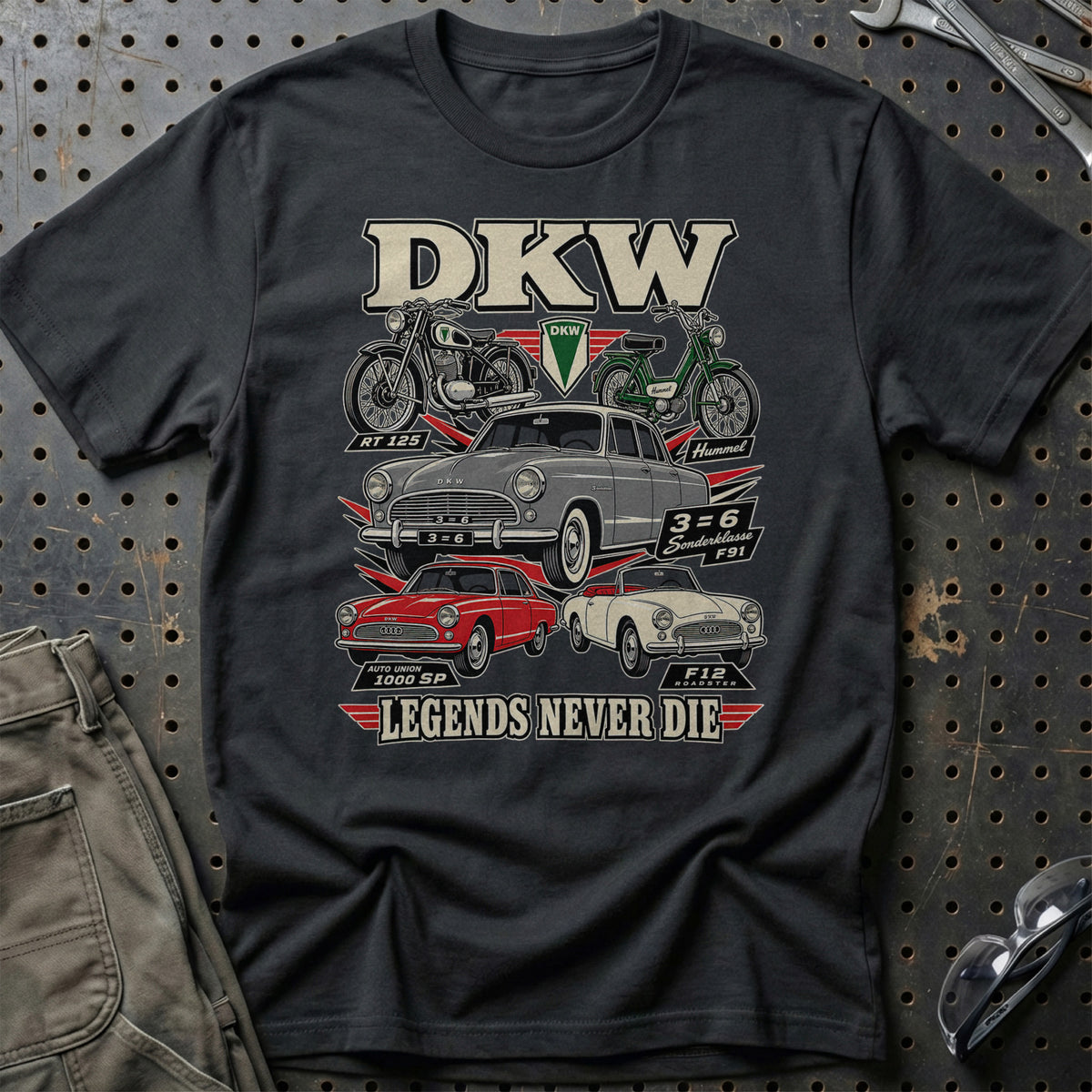 
Produktbillede af DKW Legends Never Die T-Shirt