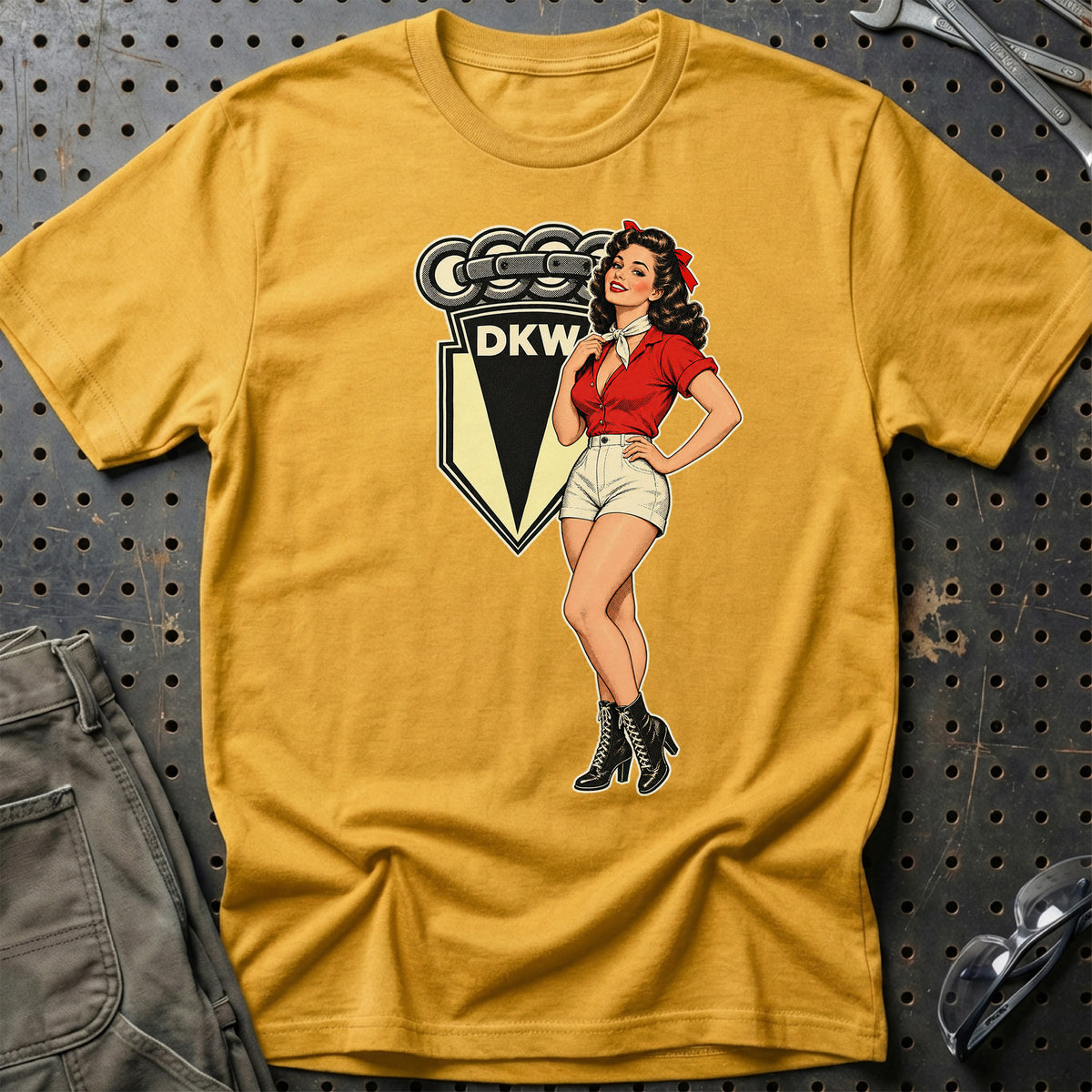 
Produktbillede af DKW Retro Pinup T-Shirt
