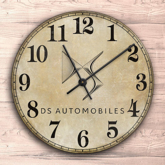 DS Automobiles Vægur Rundt-Clock-DS Automobiles-Garage Culture Shop- garage - man cave - merchandise