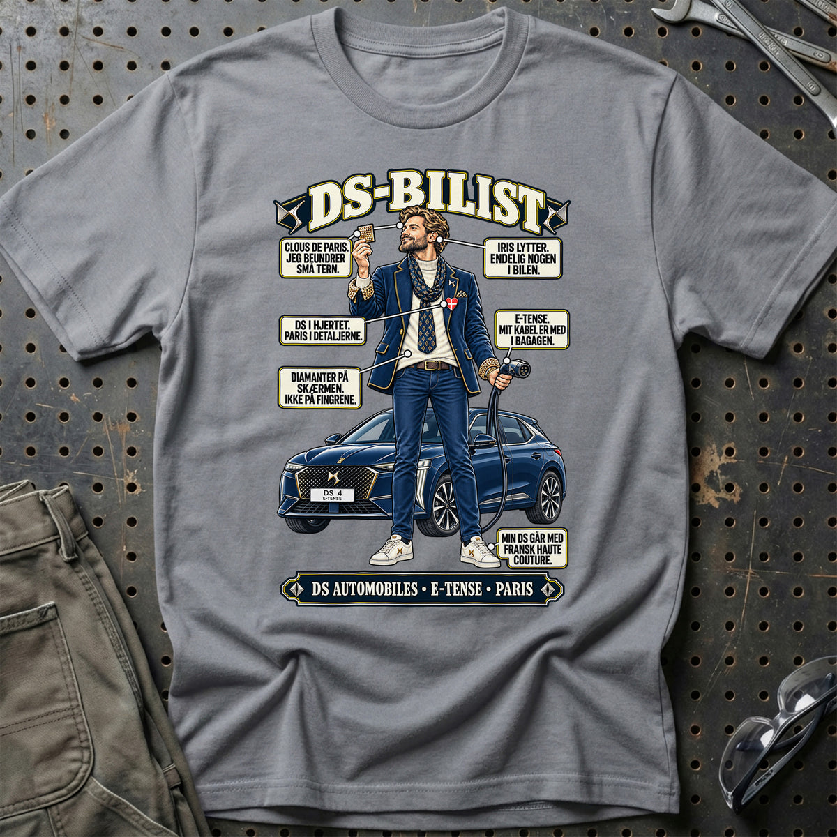
DS-Bilist T-Shirt – Grå Sport