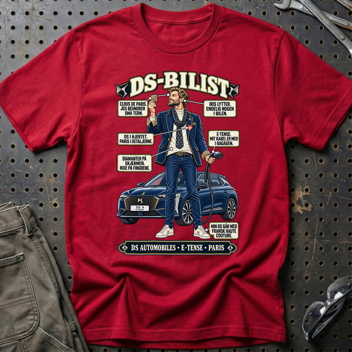 
DS-Bilist T-Shirt – Rød