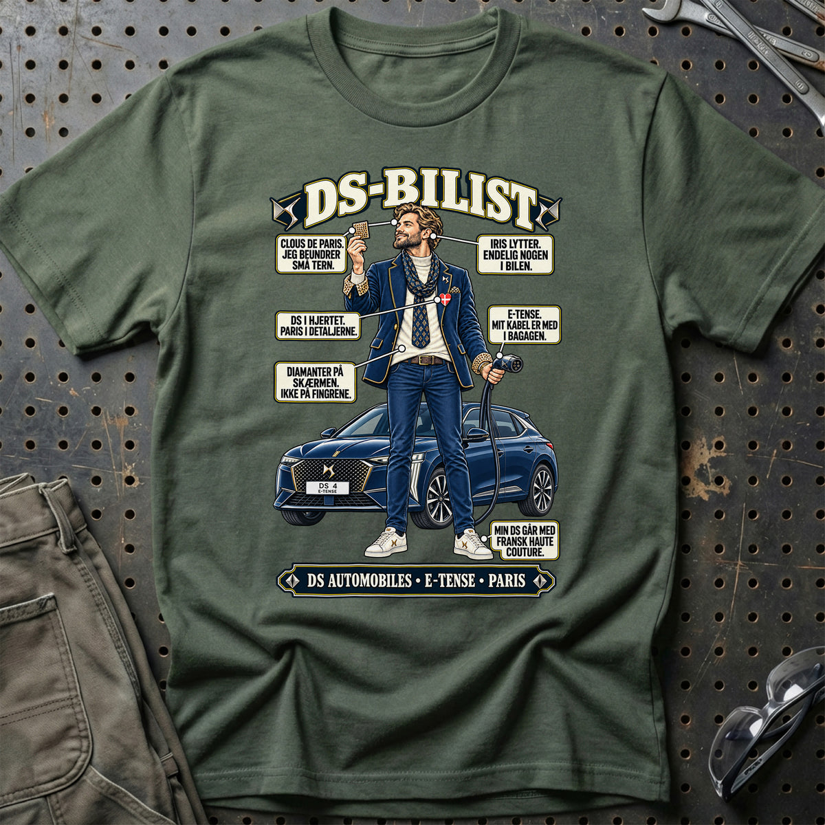 
DS-Bilist T-Shirt – Grøn Militær