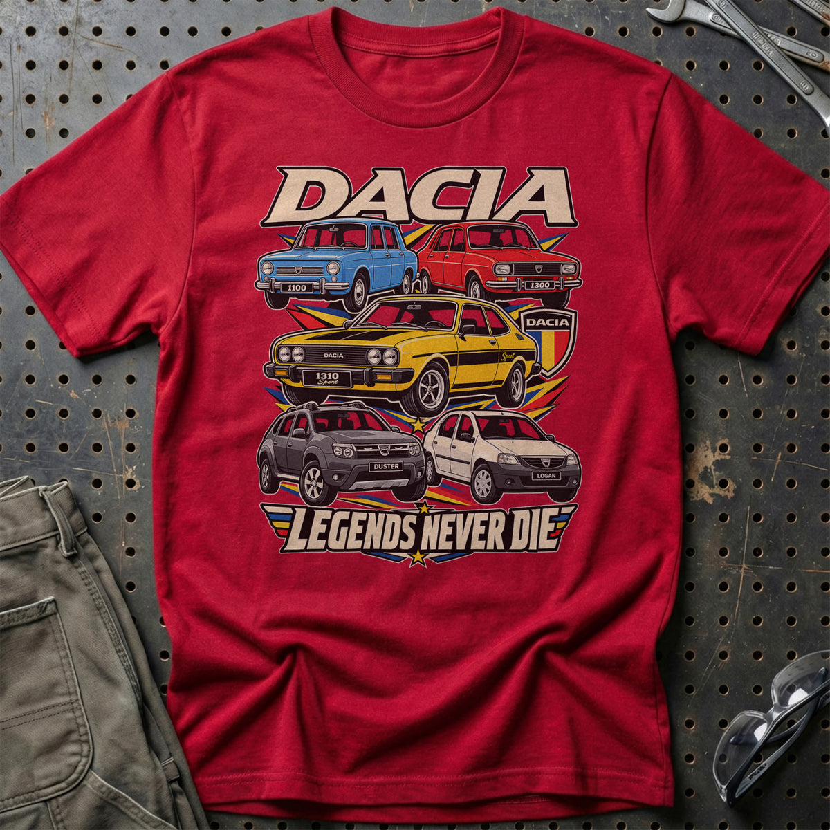 
Produktbillede af Dacia Legends Never Die T-Shirt