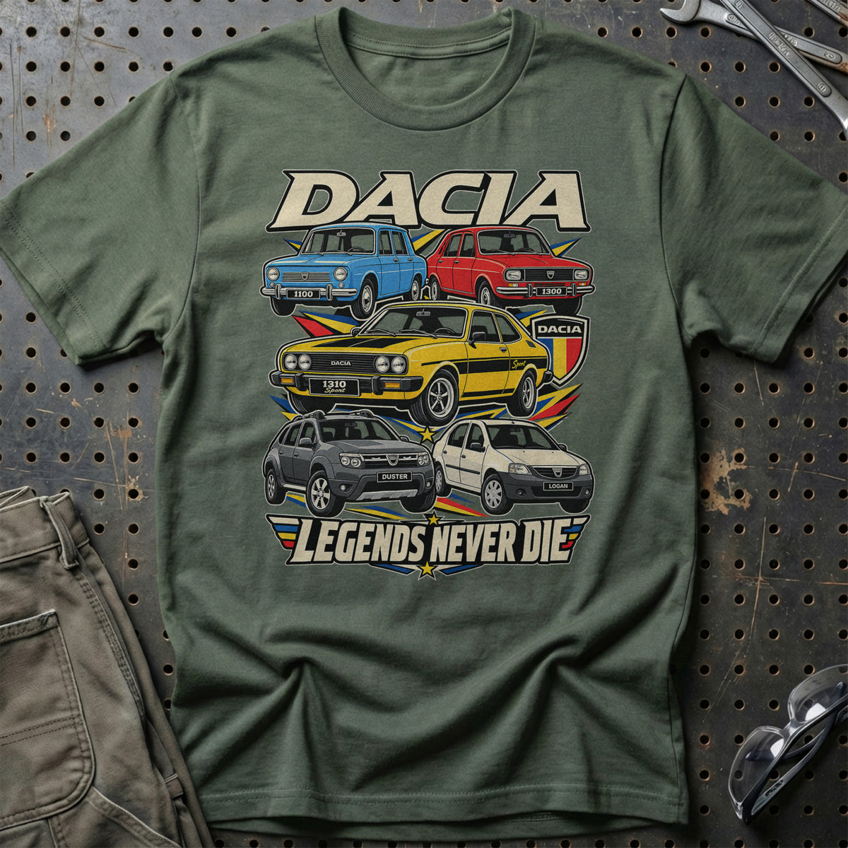 
Produktbillede af Dacia Legends Never Die T-Shirt
