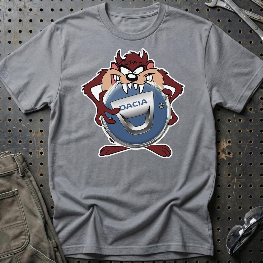 Dacia TAZ T-Shirt-Beklædning-Dacia-Grå Sport-S-Garage Culture Shop- garage - man cave - merchandise