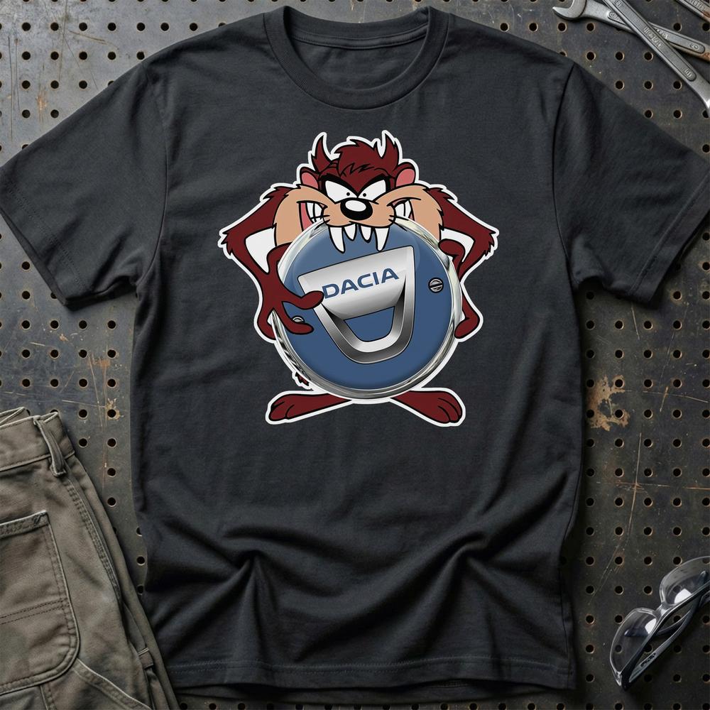 Dacia TAZ T-Shirt-Beklædning-Dacia-Sort-S-Garage Culture Shop- garage - man cave - merchandise