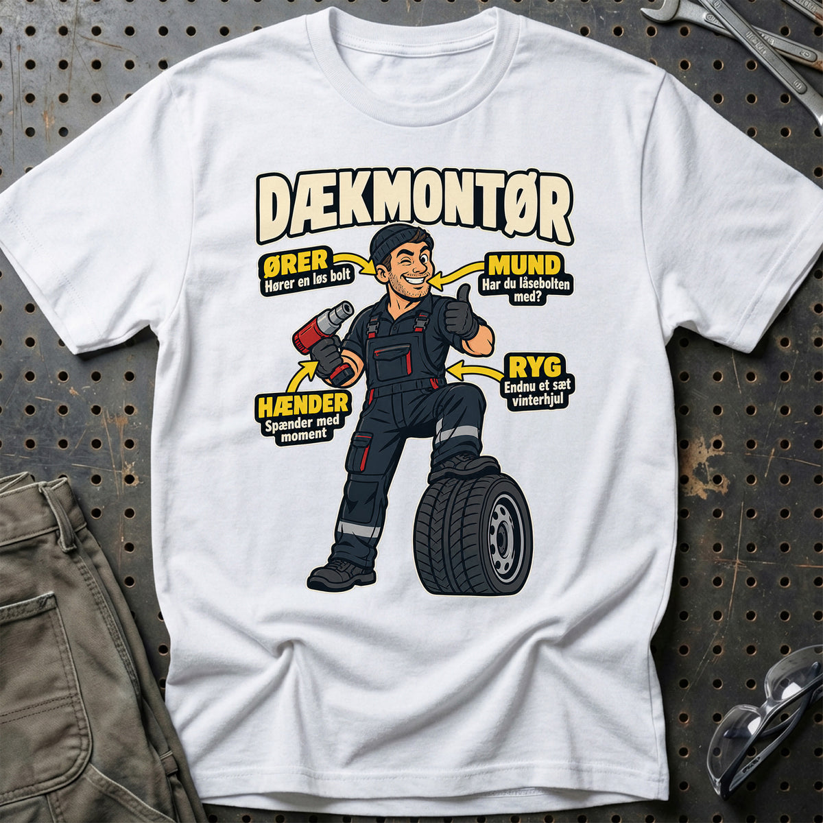 
Produktbillede af Dækmontør – Anatomi T-Shirt
