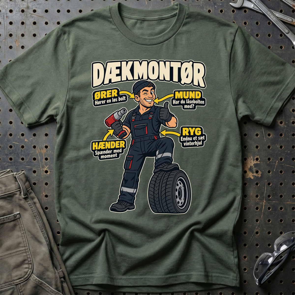 
Produktbillede af Dækmontør – Anatomi T-Shirt