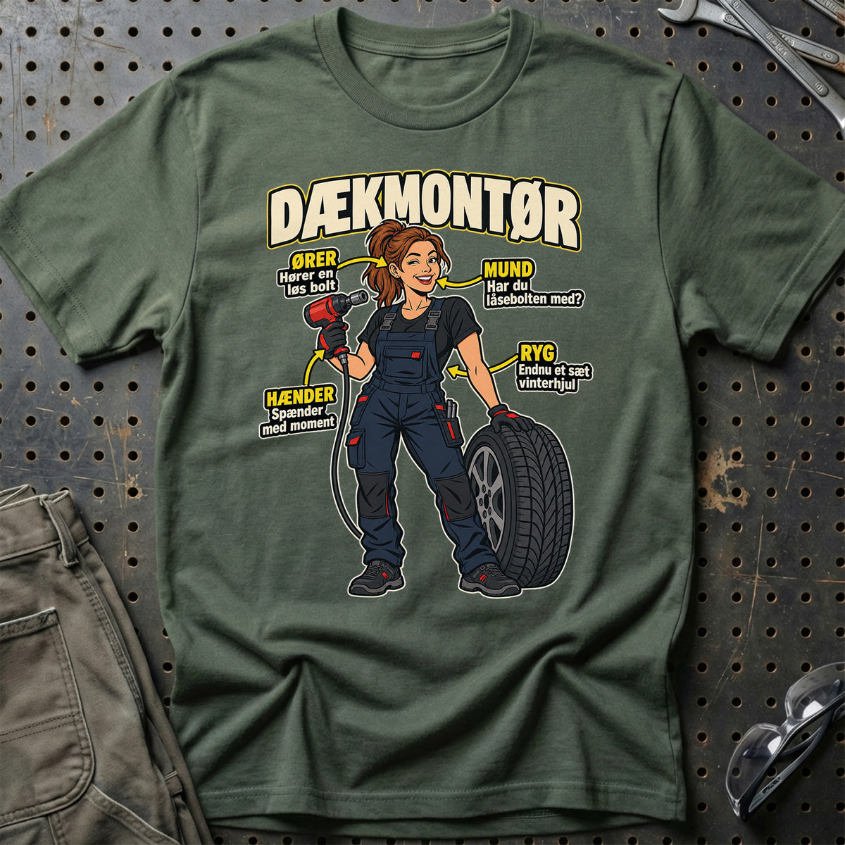 
Produktbillede af Dækmontør – Anatomi T-Shirt