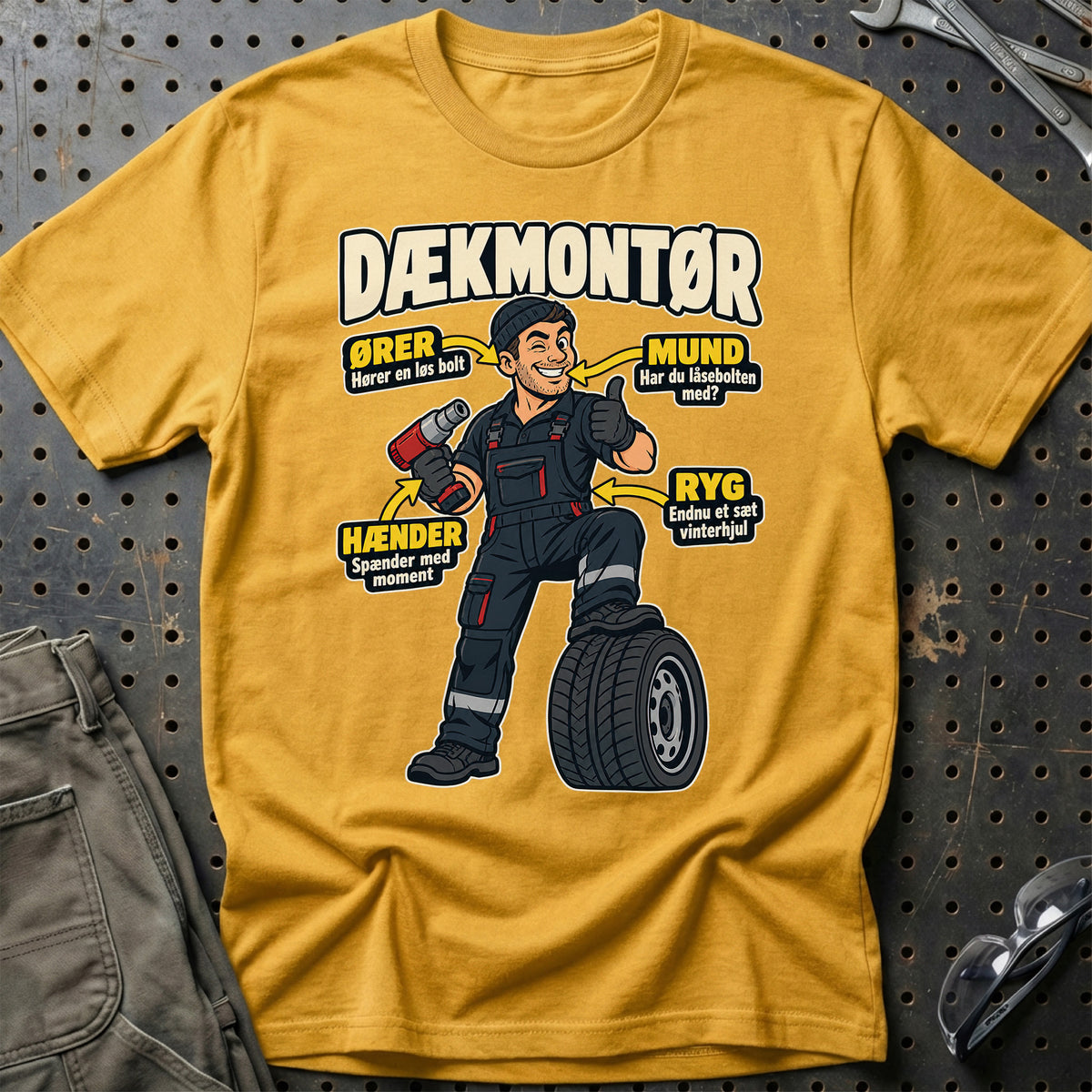 
Produktbillede af Dækmontør – Anatomi T-Shirt