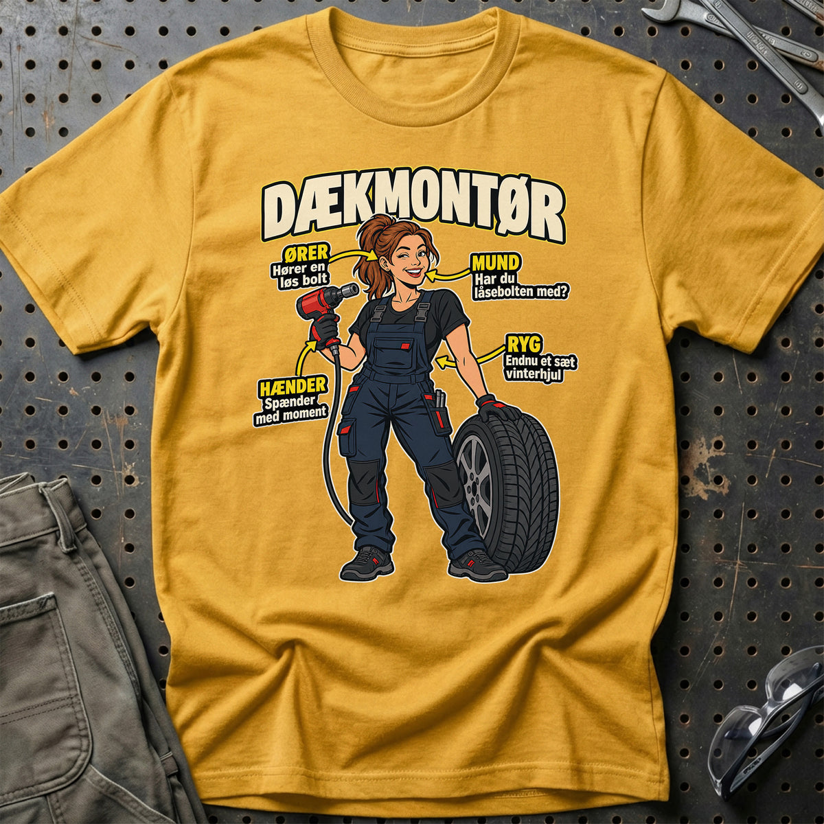 
Produktbillede af Dækmontør – Anatomi T-Shirt