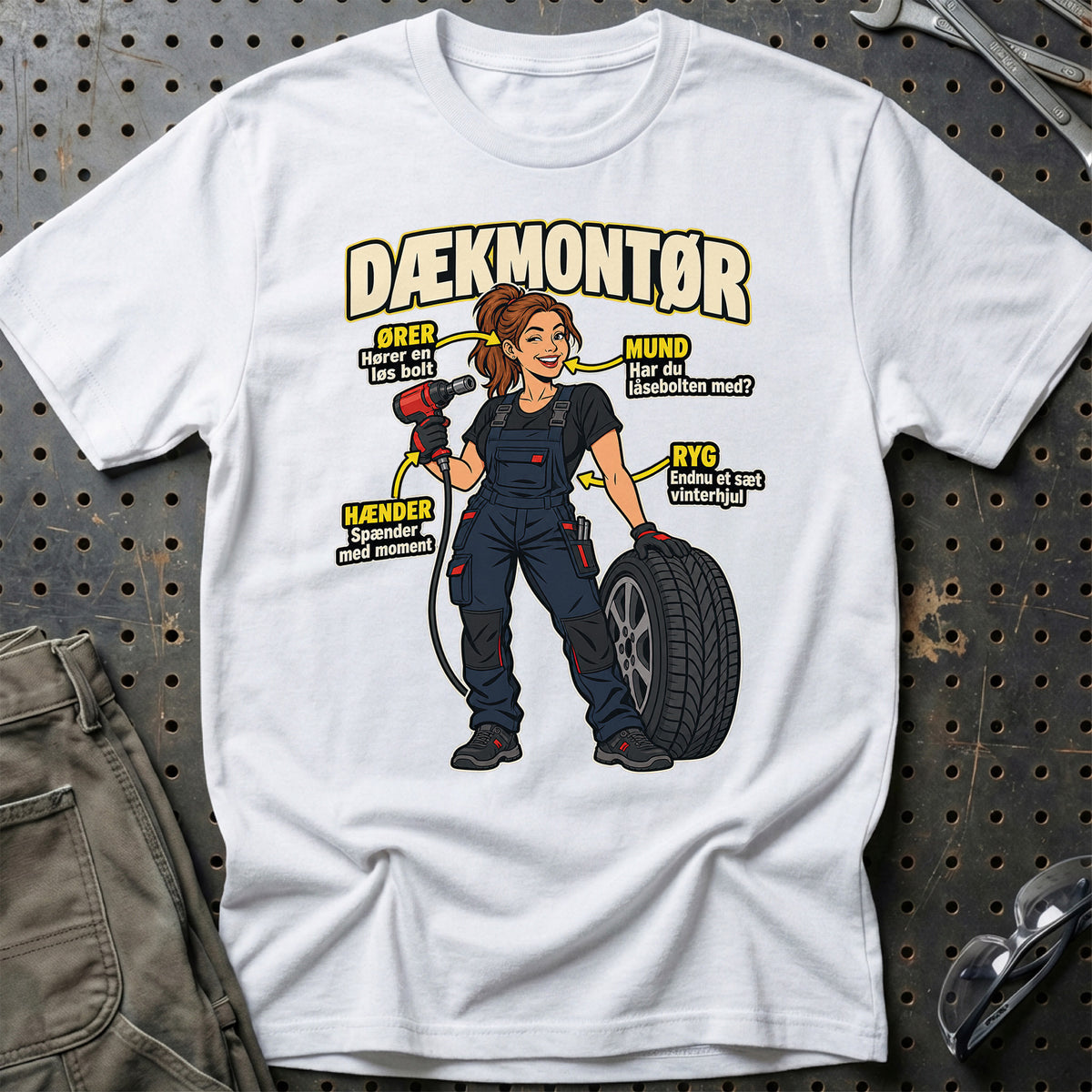 
Produktbillede af Dækmontør – Anatomi T-Shirt
