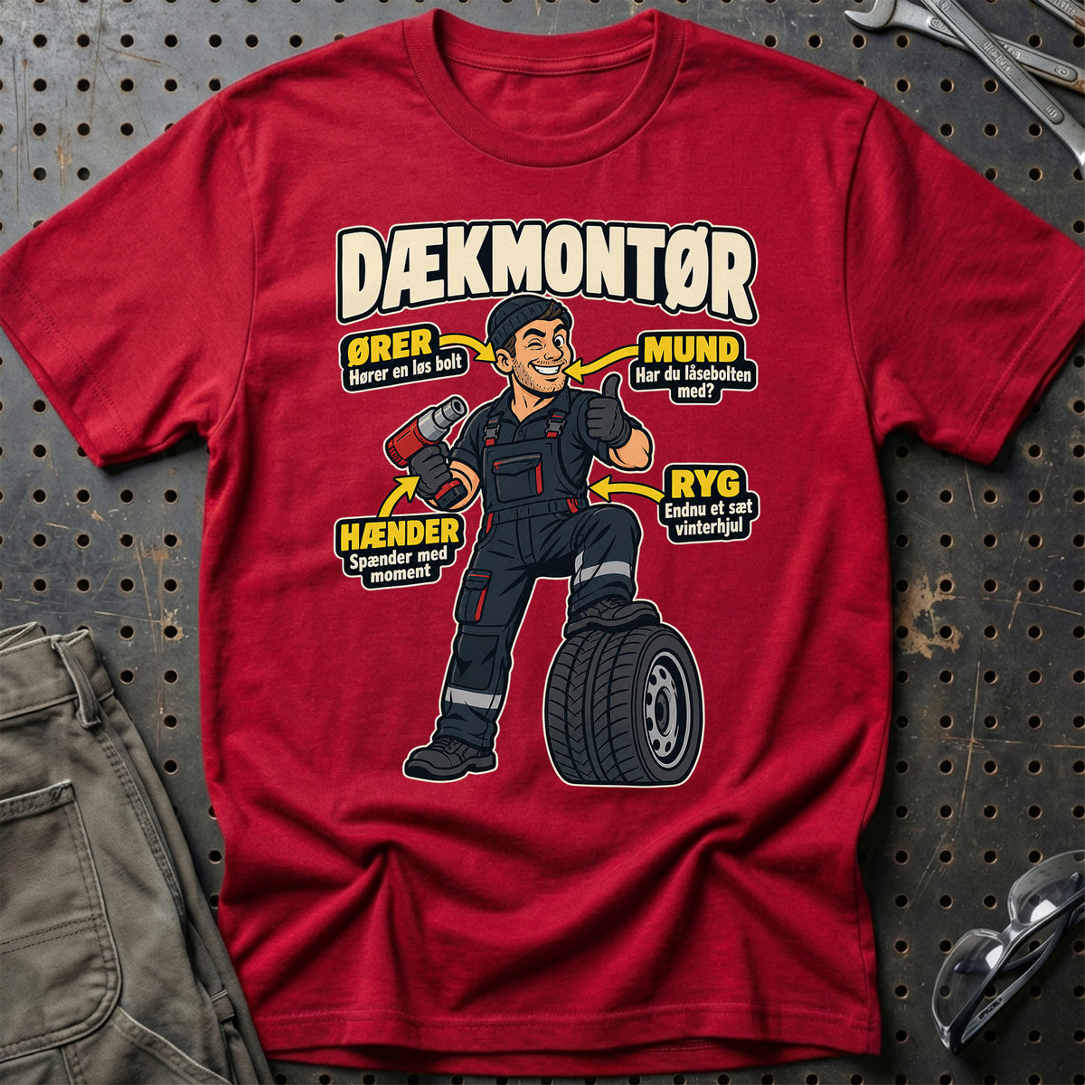
Produktbillede af Dækmontør – Anatomi T-Shirt