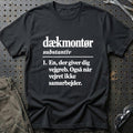 
Dækmontør – Definition T-Shirt – Sort
