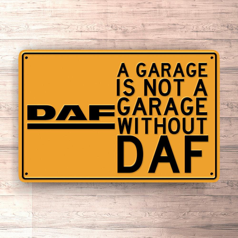 Daf A Garage Is Not A Garage Without Daf Skilte, Musemåtte, Dørmåtte-Skilte-DAF-Garage Culture Shop- garage - man cave - merchandise