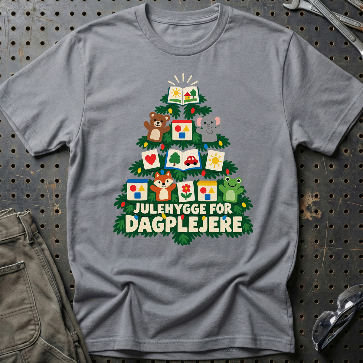 
Dagplejer – Julehygge – Unisex T-Shirt – Grå Sport