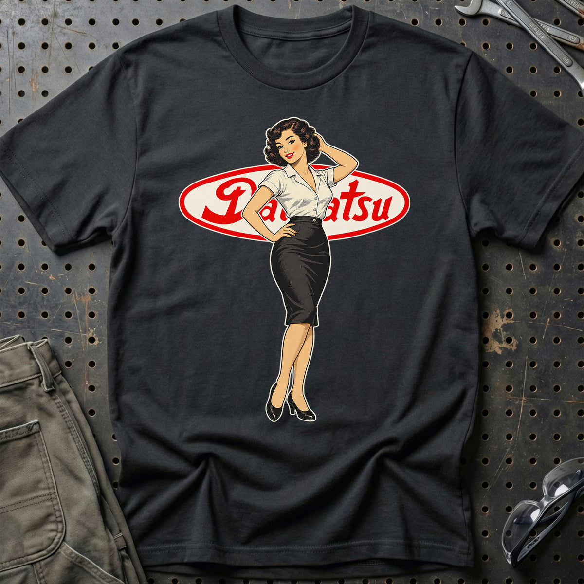 Daihatsu Retro Pinup T-Shirt – Sort