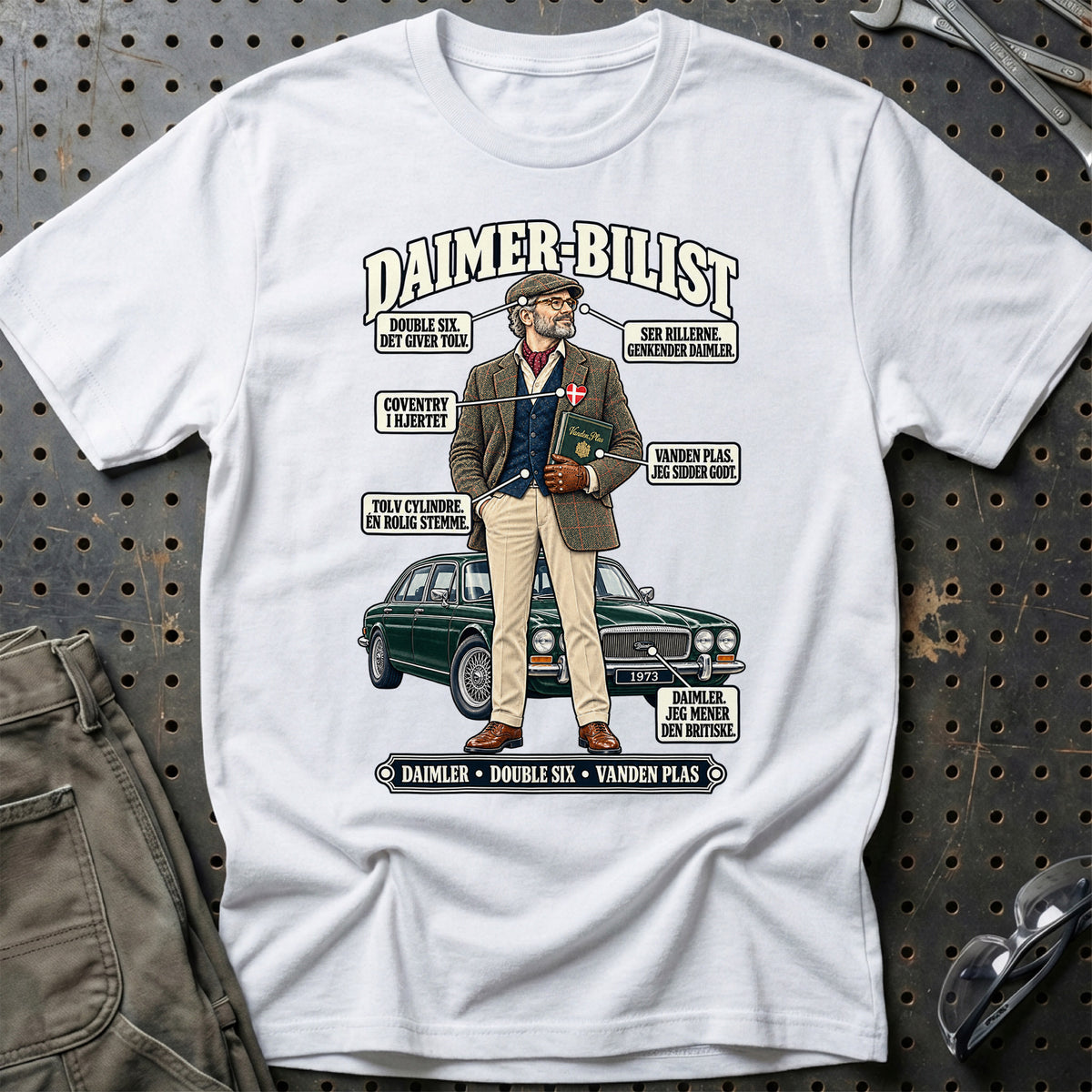 
Daimler-Bilist T-Shirt – Hvid