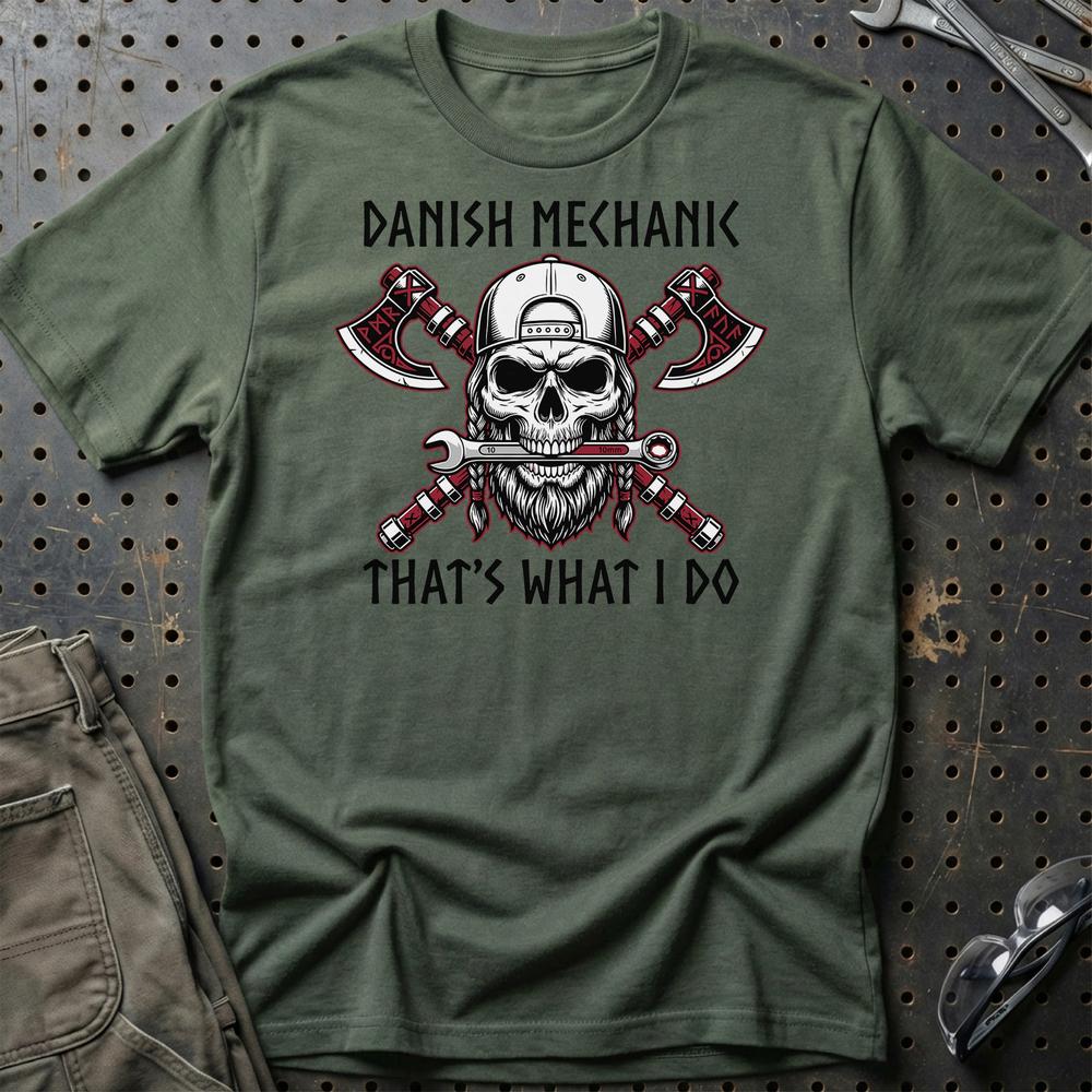 
Produktbillede af Danish Mechanic Thats What I Do T-Shirt