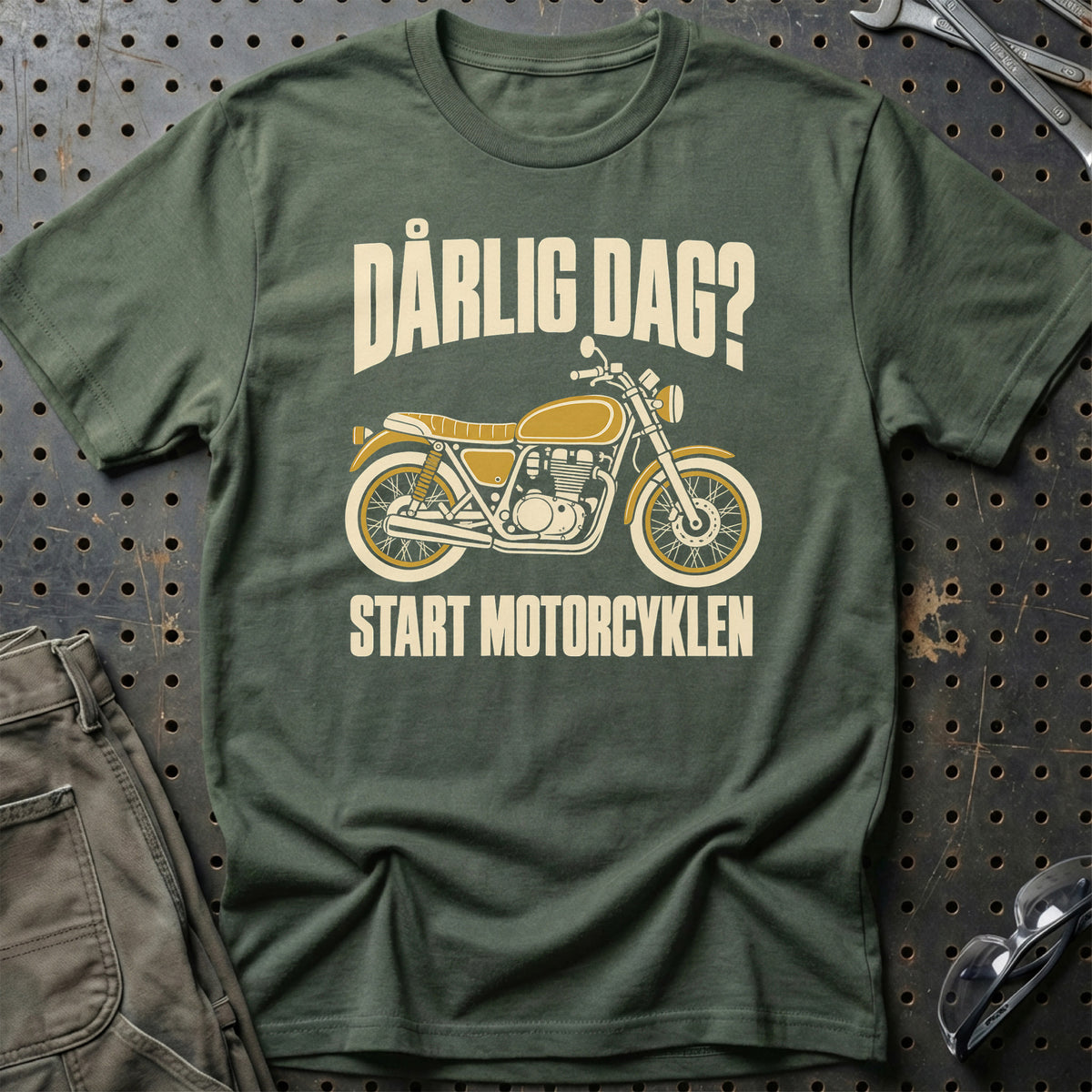 
Produktbillede af Dårlig dag start motorcyklen T-Shirt