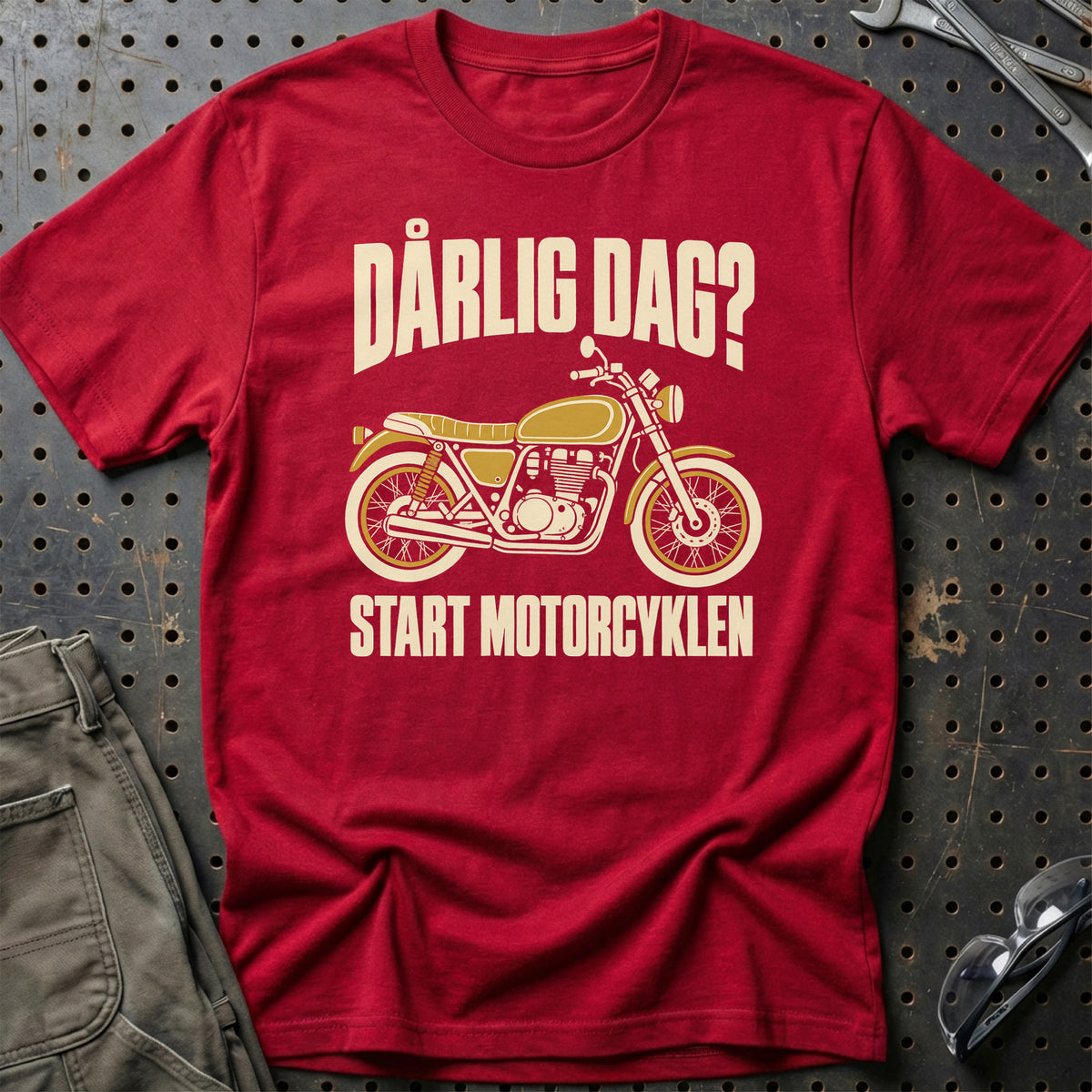 
Produktbillede af Dårlig dag start motorcyklen T-Shirt