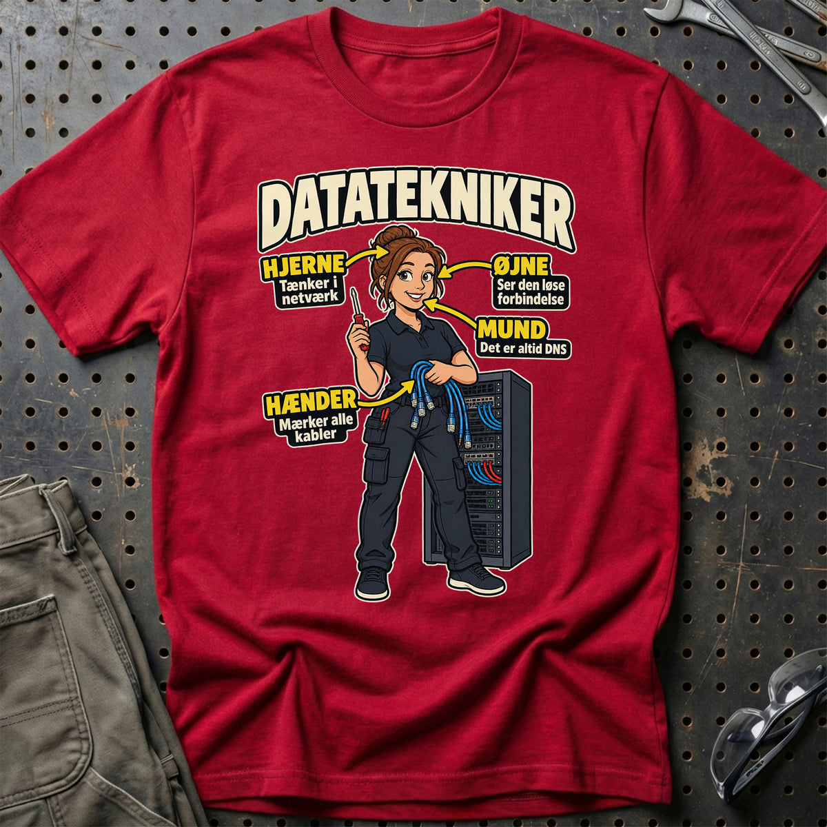 
Produktbillede af Datatekniker – Anatomi T-Shirt